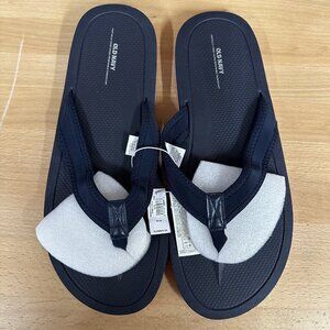 Old Navy Flip Flops Men's  SIZE 12-13 Blue Red NWT